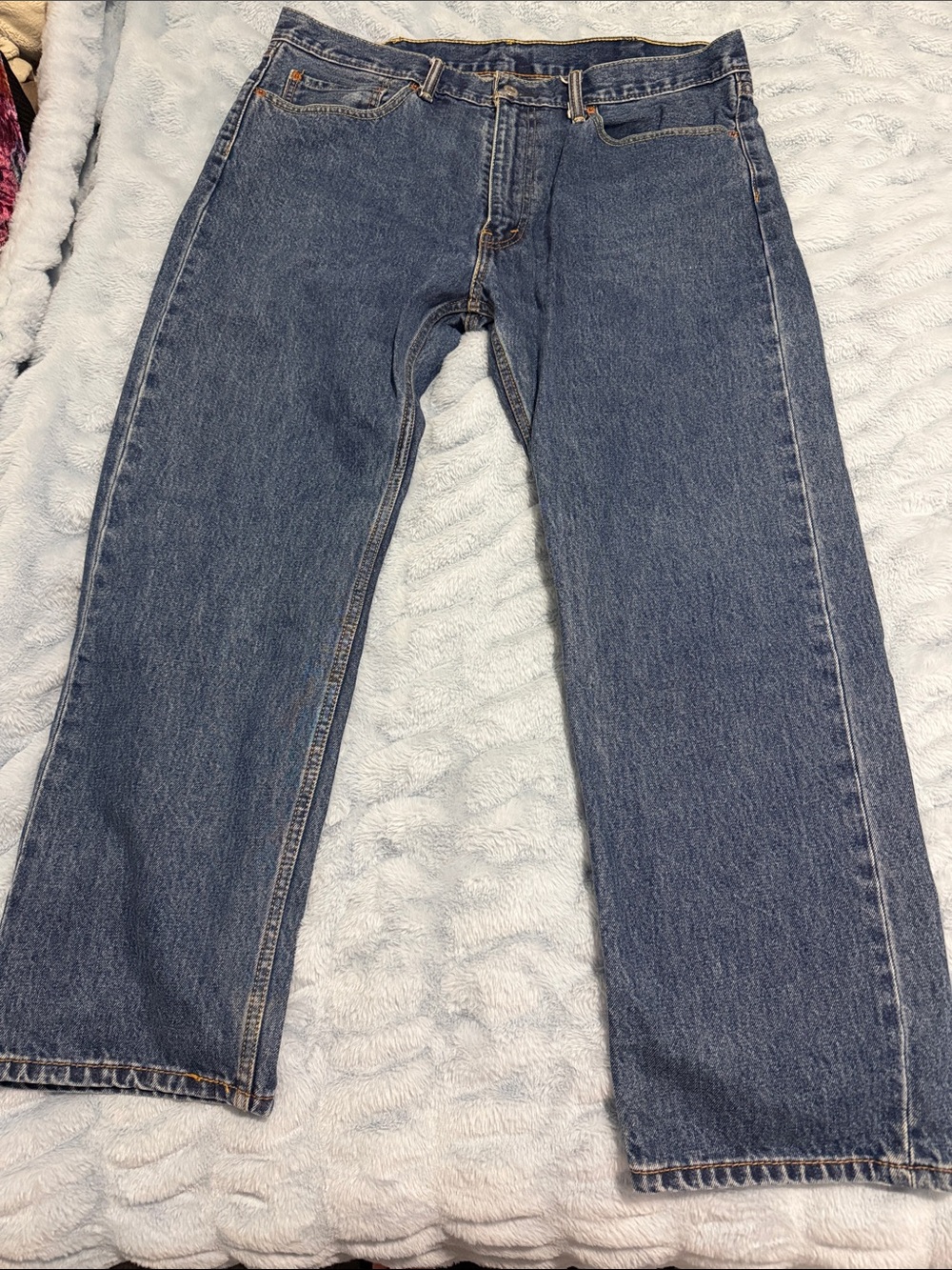 Levi's Men's Straight-Leg Jeans in Medium Blue 38/29